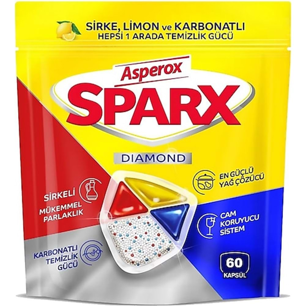 ASPEROX%20SPARX%20BULAŞIK%20MAKİNASI%20TABLETİ%2060’LI