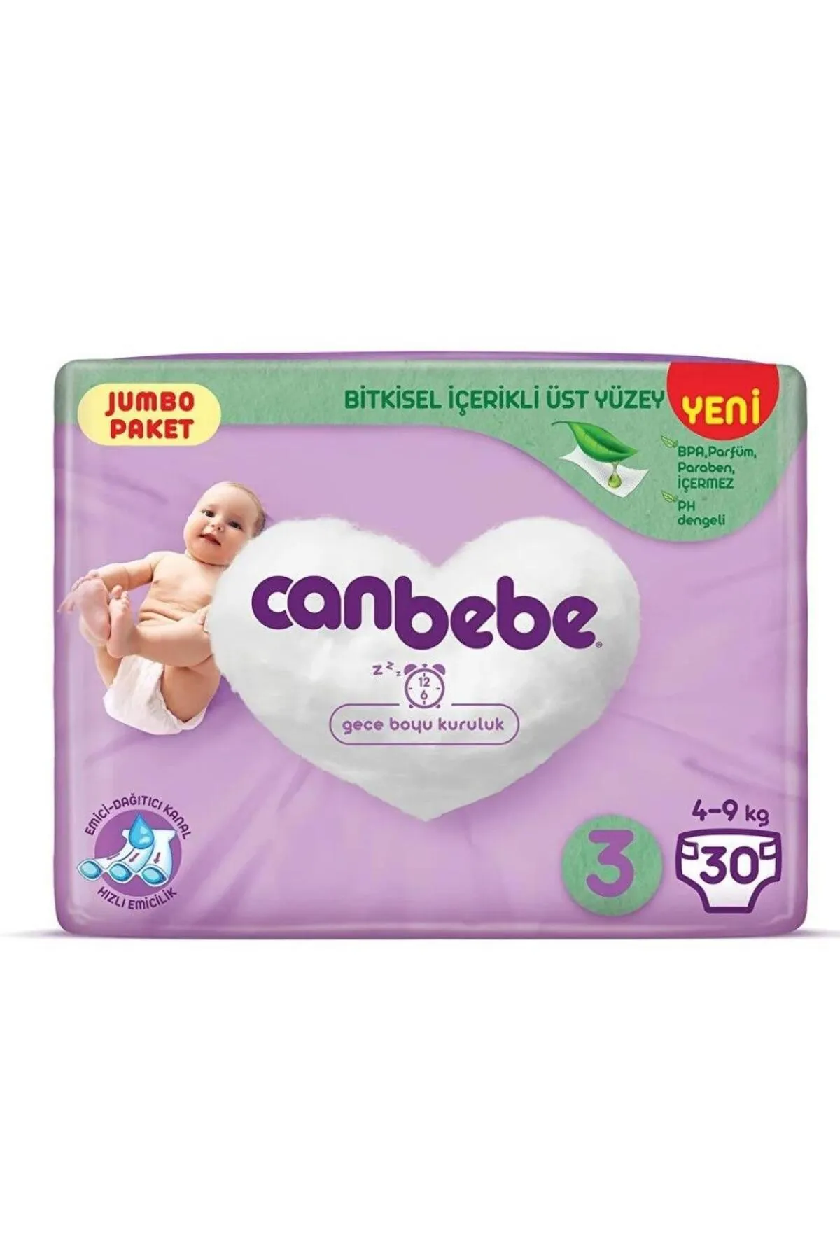 CANBEBE%20JUMBO%20PAKET%20BEBEK%20BEZİ%20NO:3%20MIDI%204-9%20KG%2030’LU