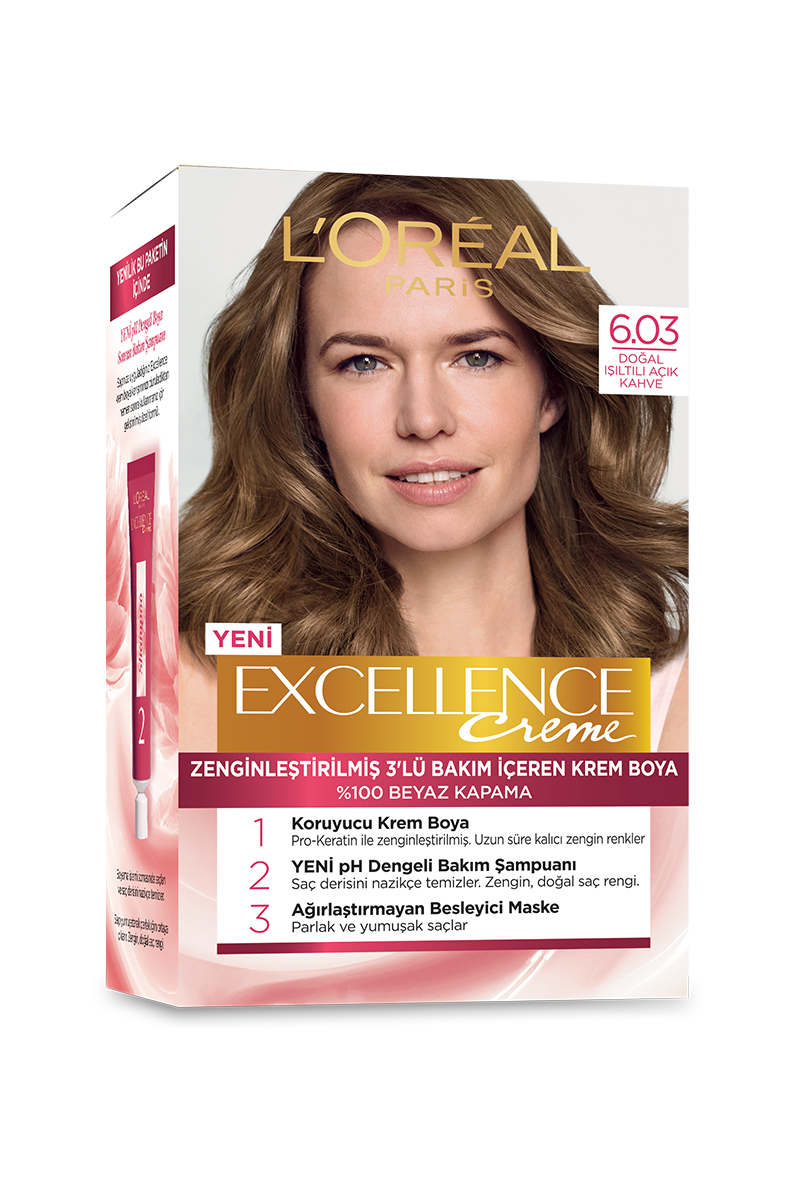 L’’OREAL%20PARİS%20EXCLENCE%206.03%20DOĞAL%20IŞILTILI%20AÇIK%20KAHVE