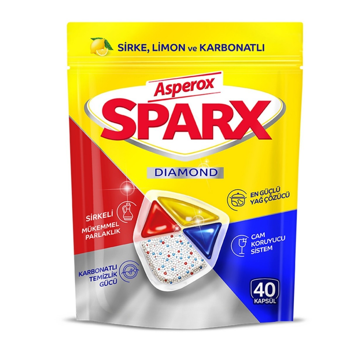 ASPEROX%20SPARX%20BULAŞIK%20MAKİNASI%20TABLETİ%2040’LI