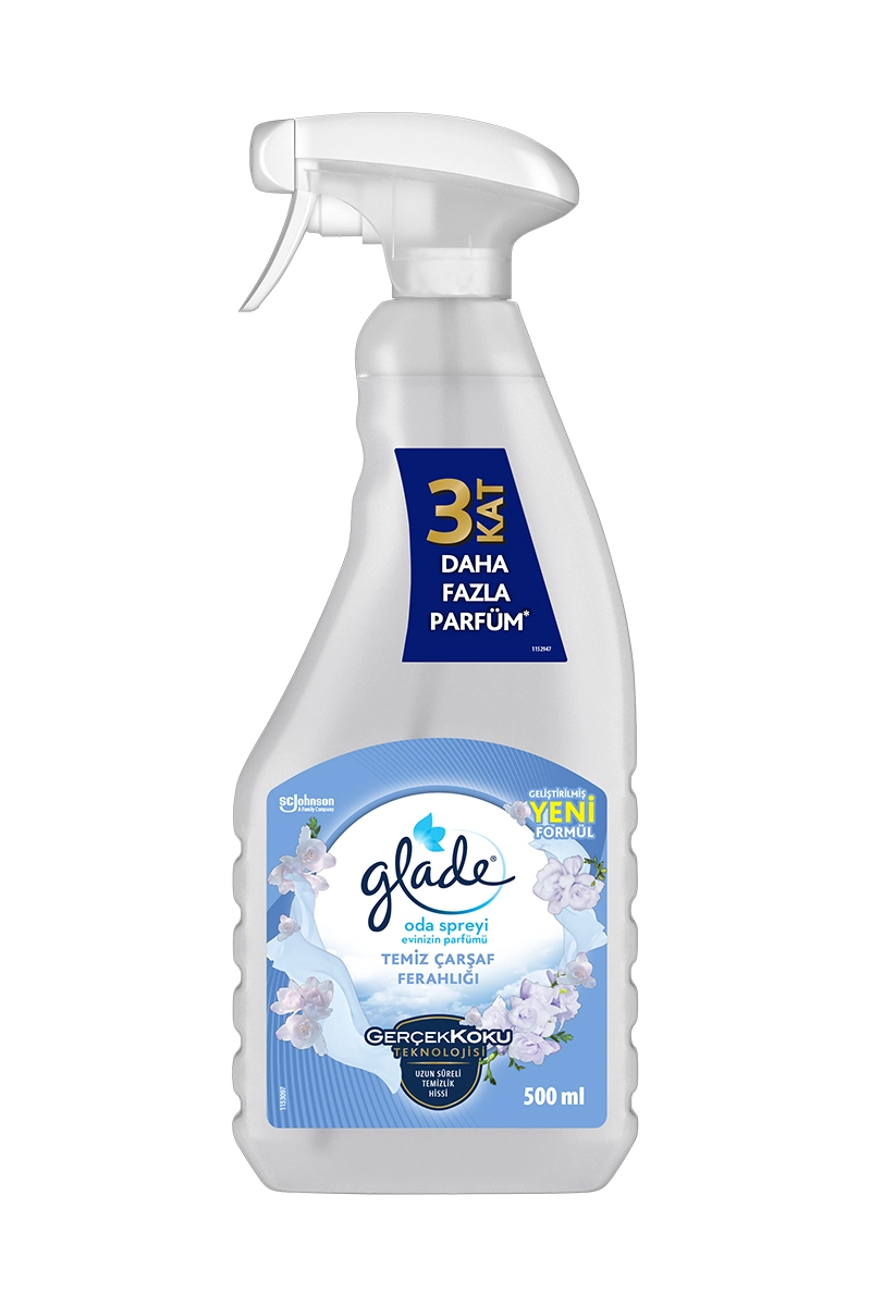 GLADE%20MULTİ%20SPREY%20TEMİZ%20ÇARŞAF%20FERAHLIĞI%20500%20ML