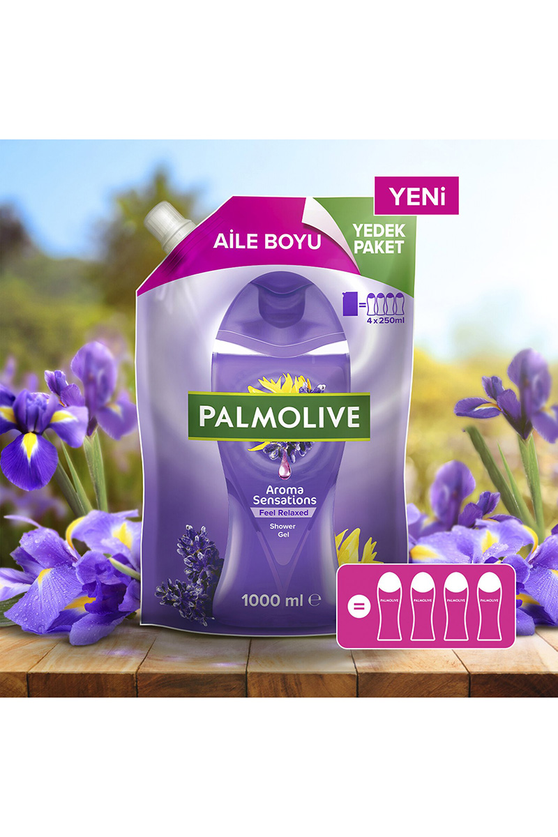 PALMOLİVE%20FEEL%20RELAXED%20YEDEK%20PAKET%20DUŞ%20JELİ%201000%20ML