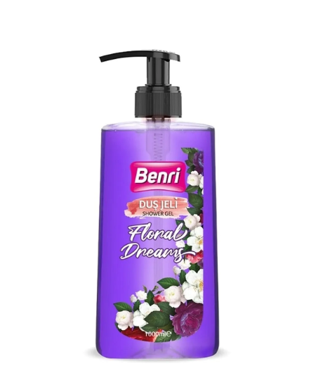 BENRİ%20FLORAL%20DREAMS%20BANYO%20VE%20DUŞ%20JELİ%201000%20ML