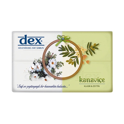 DEX%20KANAVİÇE%20BANYO%20SABUNU%20KLASİK%20&%20ZEYTİNYAĞI%20600%20GR