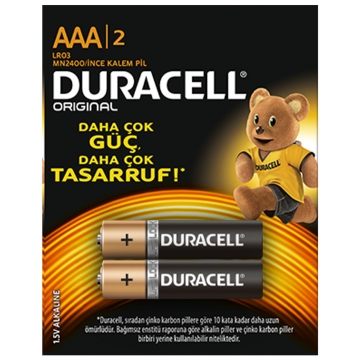 DURACELL%20İNCE%20KALEM%20PİLİ%20AAA%20%202’’Lİ