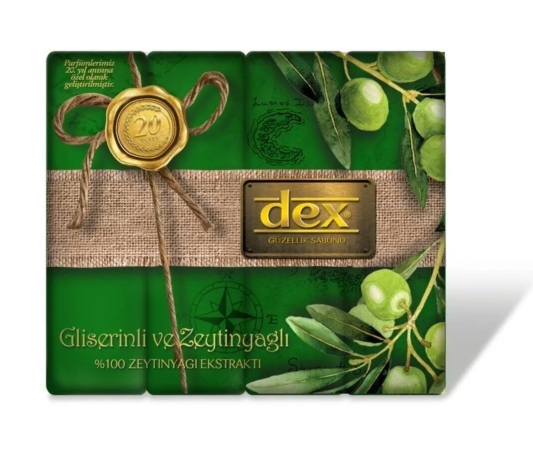 DEX%20GÜZELLİK%20SABUNU%20GLİSERİNLİ%20VE%20ZEYTİN%20YAĞLI%20600%20GR