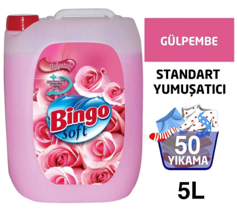 BİNGO%20SOFT%20GÜL%20PEMBE%20YUMUŞATICI%205%20LT