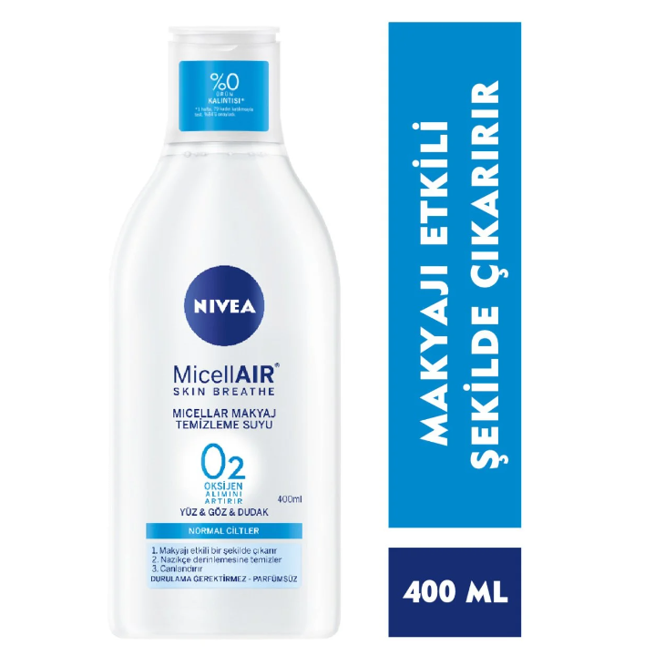 NİVEA%20MİCELLAİR%20MAKYAJ%20TEMİZLEME%20SUYU%20CANLANDIRICI%20400%20ML