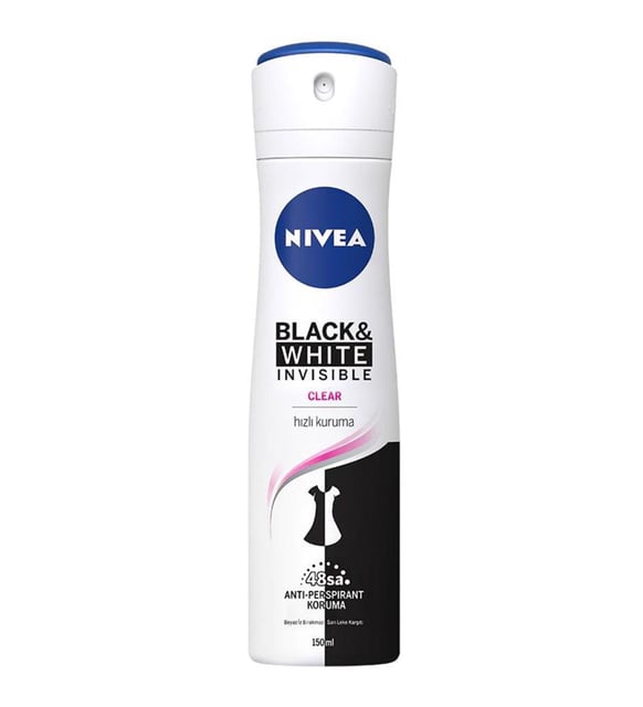 NİVEA%20DEO%20150%20ML%20BLACK%20&%20WHİTE%20İNVİSİBLE%20CLEAR