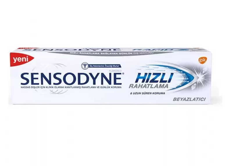 SENSODYNE%20HIZLI%20RAHATLAMA%20BEYAZLATICI%20DİŞ%20MACUNU%2075%20ML