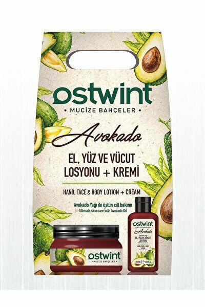 OSTWİNT%20AVOKADO%20KREM%20&%20LOSYON%20SET