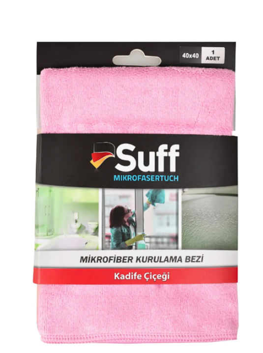 SUFF%20KADİFE%20ÇİÇEĞİ%20MİKROFİBER%20BEZ%2040*40%20CM%20420%20GR