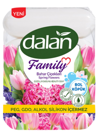 DALAN FAMİLY BAHAR ÇİÇEKLERİ EL SABUNU 4’LÜ 300 GR