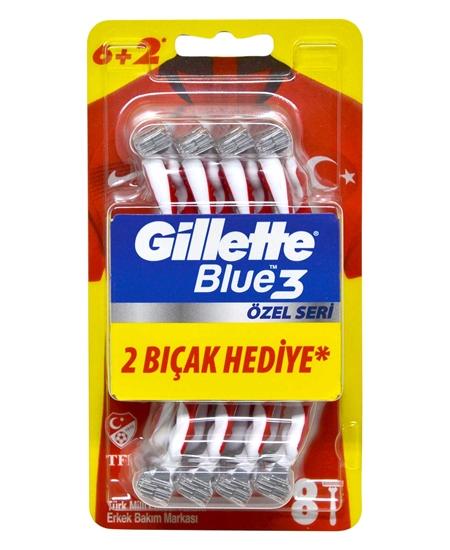 GİLLETTE  BLUE 3 TÜRK MİLLİ TAKIM ÖZEL SERİ 8’Lİ