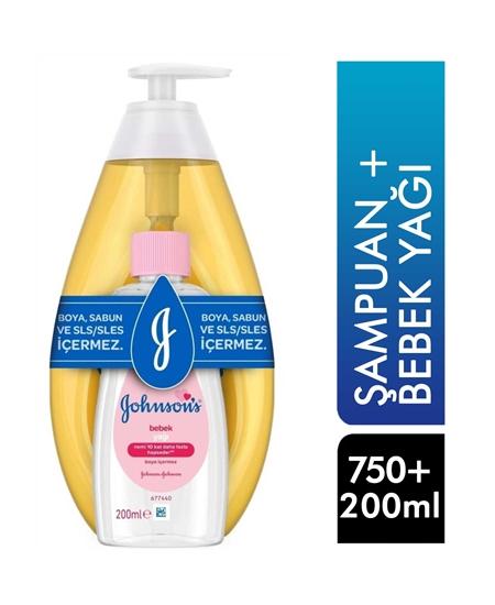 JOHNSON’S BABY BEBEK ŞAMPUANI 750ML+200ML BEBEK YAĞI