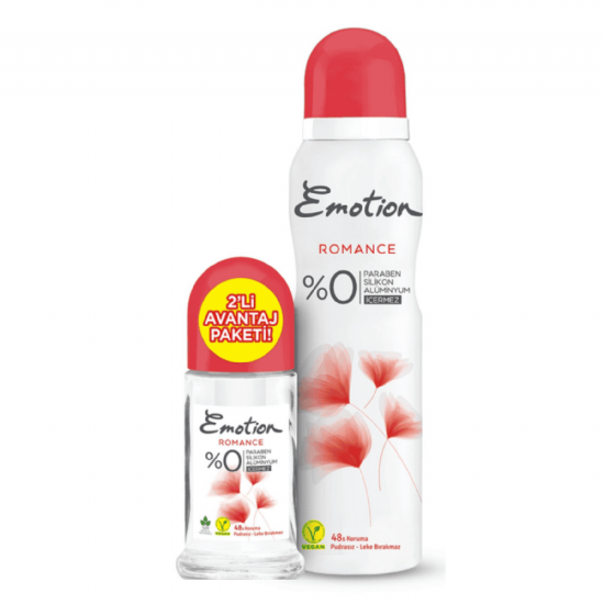 EMOTİON MEN ROMANCE DEO 150 ML + ROLL-ON 50 ML