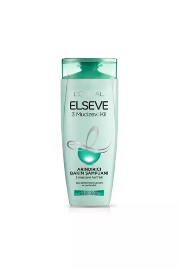 L’OREAL ELSEVE 3 MUCİZEVİ KİL ŞAMPUAN 390 ML