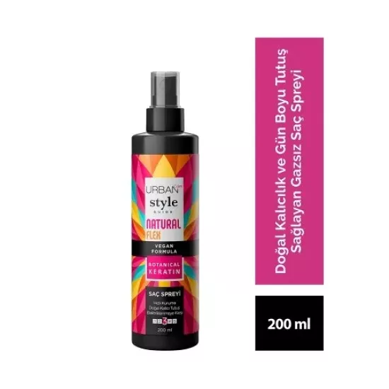 URBAN CARE GAZSIZ NATURAL FLEX SAÇ SPREYİ 200 ML