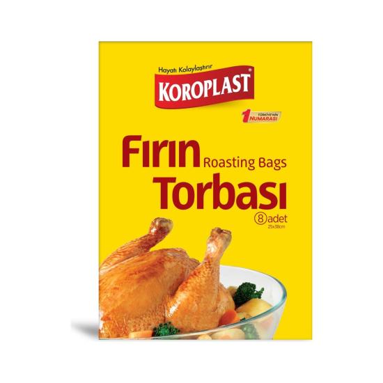 KOROPLAST FIRIN TORBASI 25*38 CM 8’Lİ