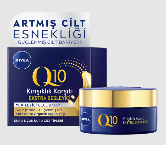 NİVEA Q10 KIRIŞIKLIK KARŞITI POWER GECE KREMİ 50 ML