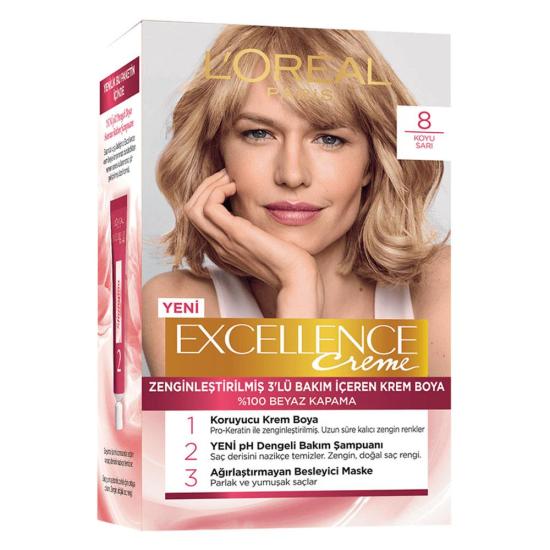 L’’OREAL PARİS EXCLENCE 8 KOYU SARI