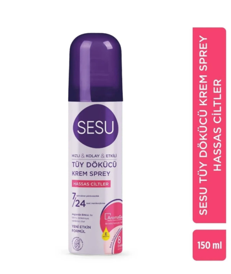 SESU HASSAS CİLTLER TÜY DÖKÜCÜ SPREY 150 ML