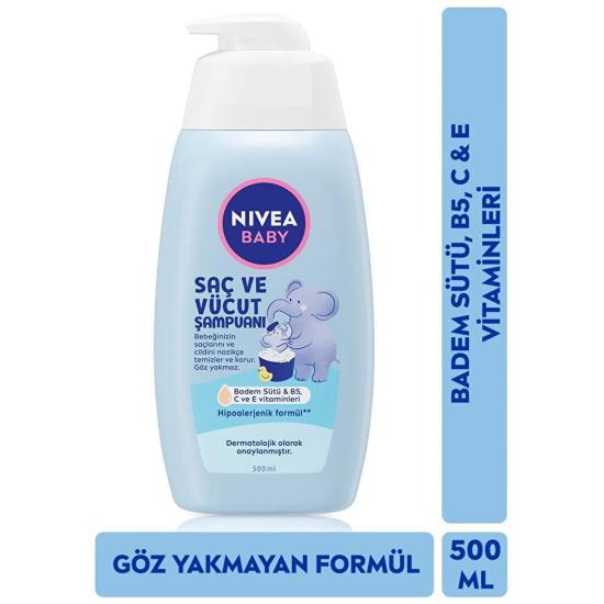 NİVEA SAÇ VE VÜCUT ŞAMPUANI 500 ML