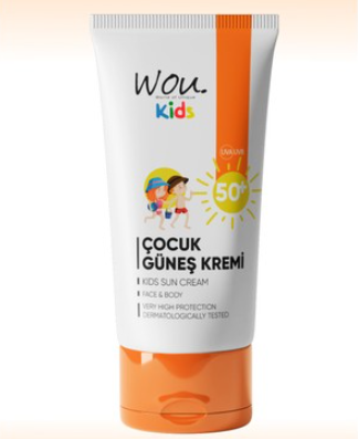 WOU ÇOCUK GÜNEŞ KREMİ 50 SPF 50 ML