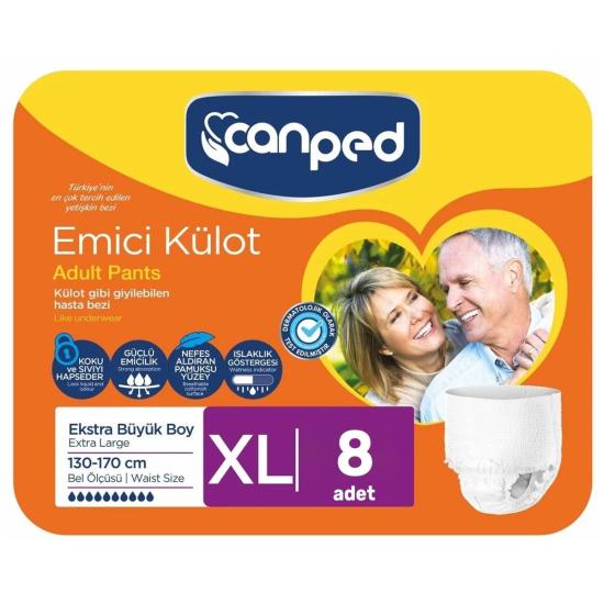 CANPED EMİCİ KÜLOT EXTRA BÜYÜK 8’’Lİ