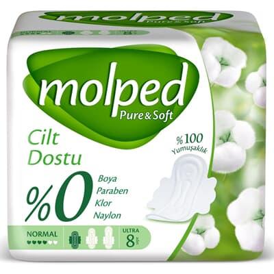 MOLPED PURE & SOFT NORMAL PED 8’Lİ