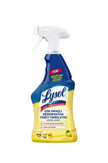 LYSOL ÇOK AMAÇLI DEZENFEKTAN YÜZEY TEM. KÖPÜK SPREY 750 ML