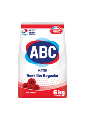 ABC MATİK RENKLİLER BEYAZLAR GÜL TUTKUSU 6 KG