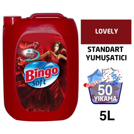 BİNGO SOFT LOVELY YUMUŞATICI 5 LT