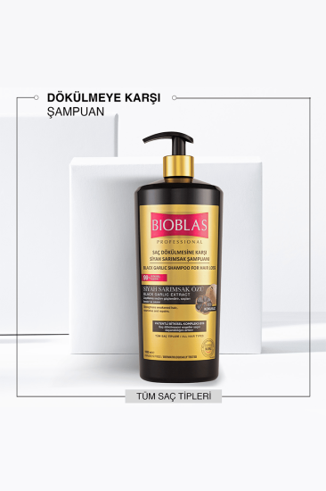 BİOBLAS SİYAH SARIMSAK TÜM SAÇLAR İÇİN ŞAMP. 1000 ML