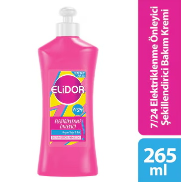 ELİDOR ELEKTİKLENME ÖNLEYİCİ 7/24 ŞEKİLLENDİRİCİ BAKIM KREMİ 265 ML