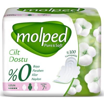 MOLPED PURE & SOFT UZUN PED 7’Lİ