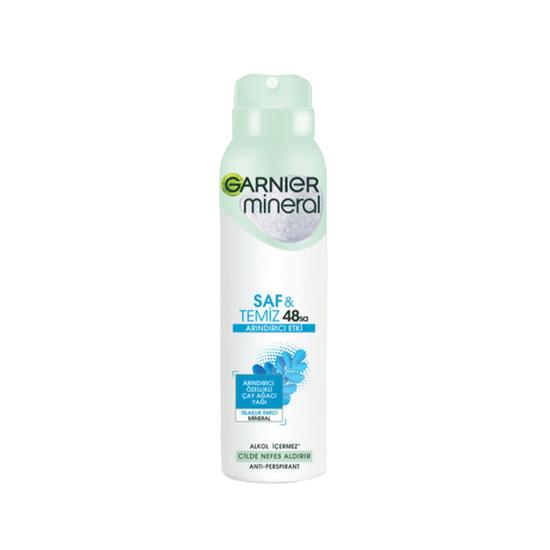 GARNİER MİNERAL DEO SAF VE TEMİZ KADIN SPREY 150 ML