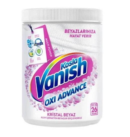 KOSLA VANİSH OXİ ACTİON SIVI LEKE ÇIKARICI KRİSTAL BEYAZ 800 ML