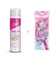 DERBY LADY TRAŞ JELİ 200 ML + LADY 2 BIÇAKLI 5’Lİ POŞET SET