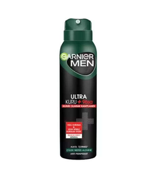 GARNİER MİNERAL DEO ULTRA KURU MEN SPREY 150 ML