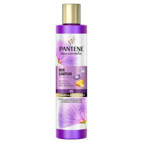 PANTENE TURUNCULAŞMA KARŞITI MOR ŞAMPUAN 225 ML