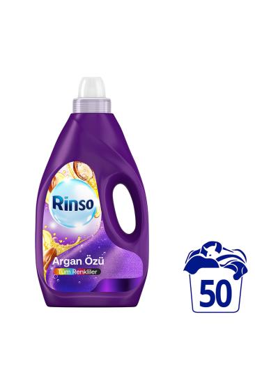 RİNSO ARGAN ÖZLÜ TÜM RENKLİLER SIVI DETERJAN 3 LT