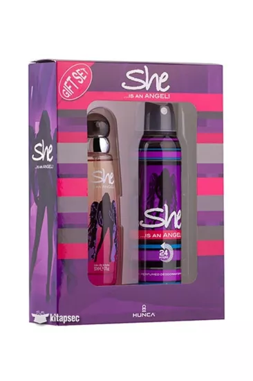 SHE IS AN ANGEL PARFÜM EDT 50 ML + DEO 150 ML SET