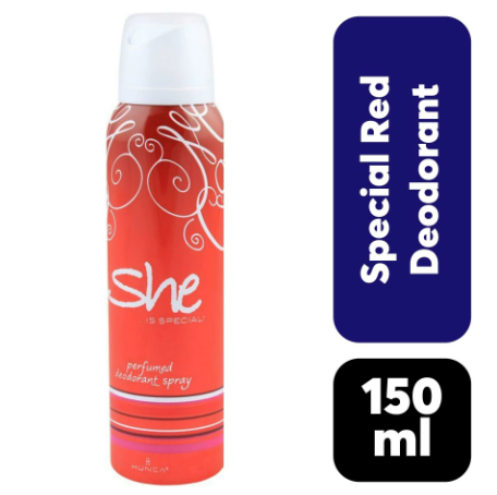 SHE SPECIAL RED DEODORANT 150 ML