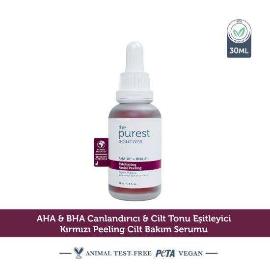 THE PUREST SOLUTİONS CANLANDIRICI CİLT TONU EŞİTLEYİCİ PEELİNG SERUMU 30 ML