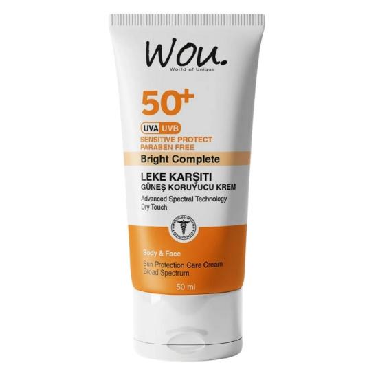 WOU GÜNEŞ KREMİ 50 SPF 50 ML