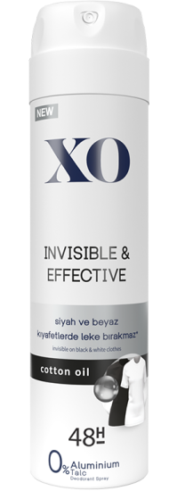 XO INVISIBLE & EFFECTIVE DEO 150 ML