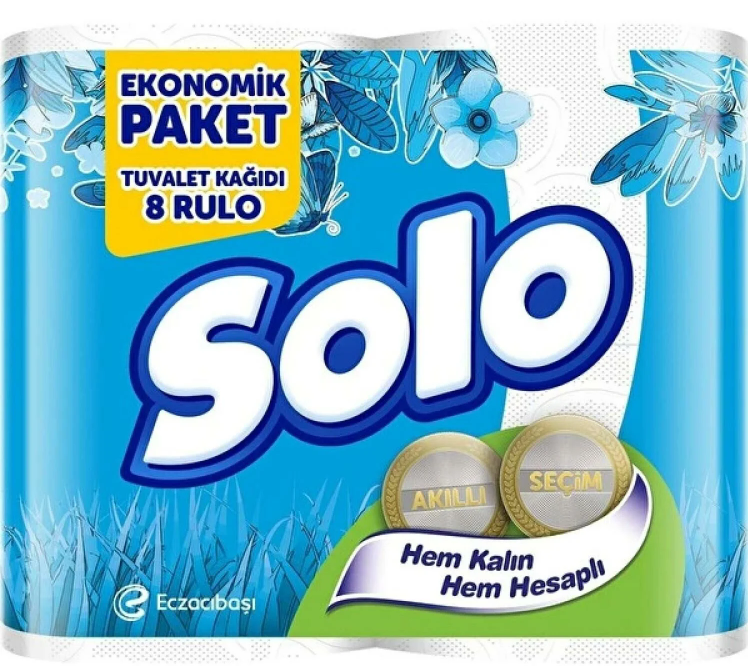 SOLO%20TUVALET%20KAĞIDI%208’Lİ