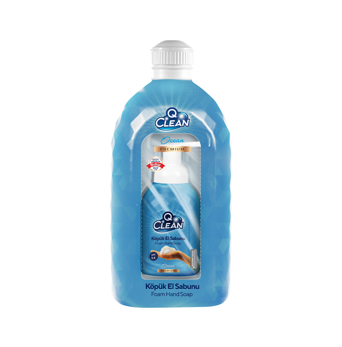 CLEAN%20KÖPÜK%20EL%20SABUNU%20OCEAN%202000%20ML%20YEDEKLİ